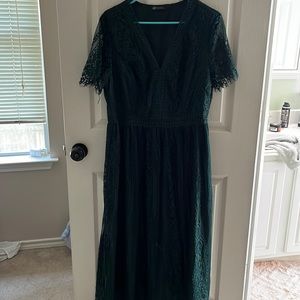 never worn Elegant emerald green dress